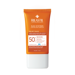 KEM CHỐNG NẮNG CẤP ẨM VELVET - RILASTIL SUN SYSTEM VELVET TOUCH MOISTURIZING VELVET CREAM SPF 50+  50ML